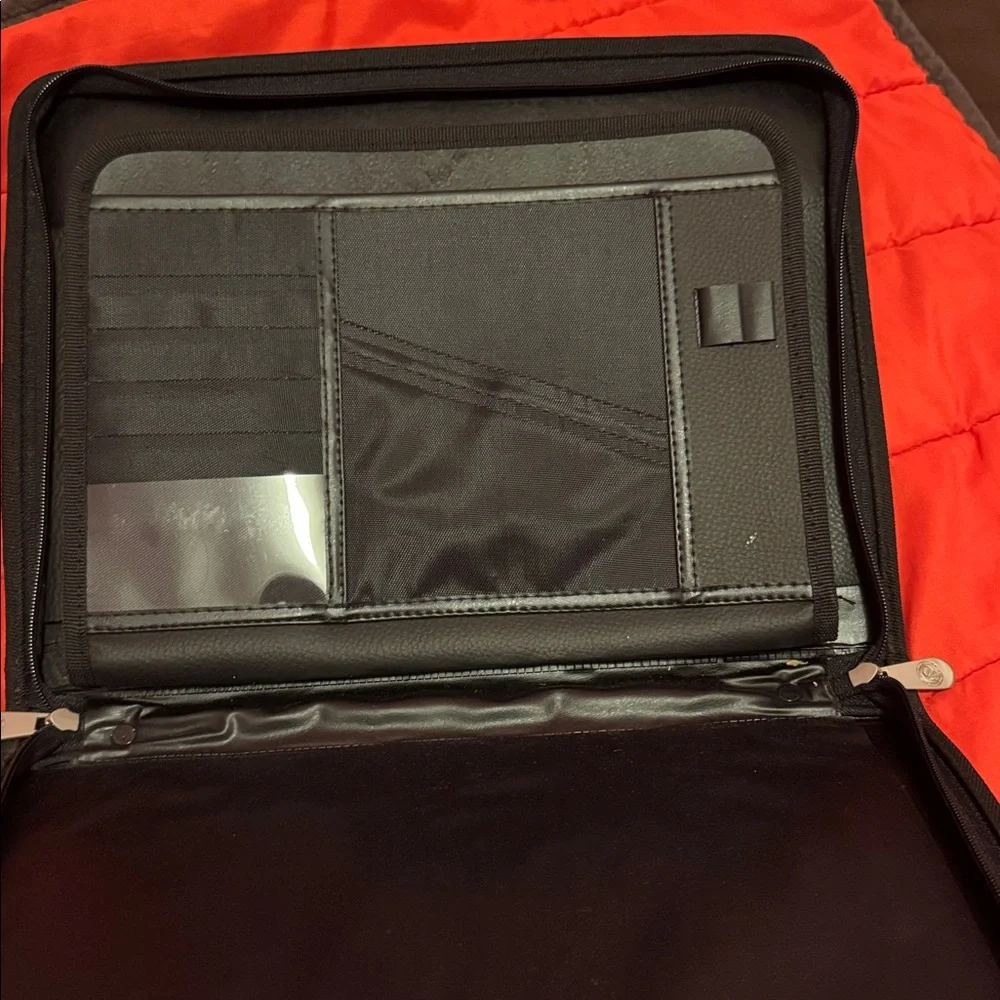 Black Leather Briencase New